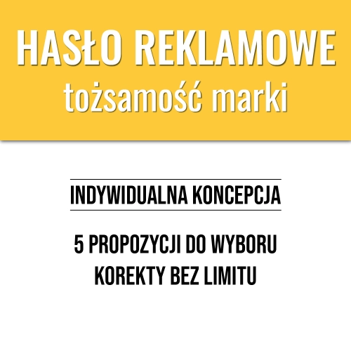 HASŁO REKLAMOWE